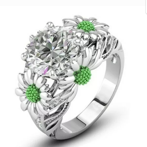 New beautiful 925 silver gem rings 3 styles - Picture 5 of 8